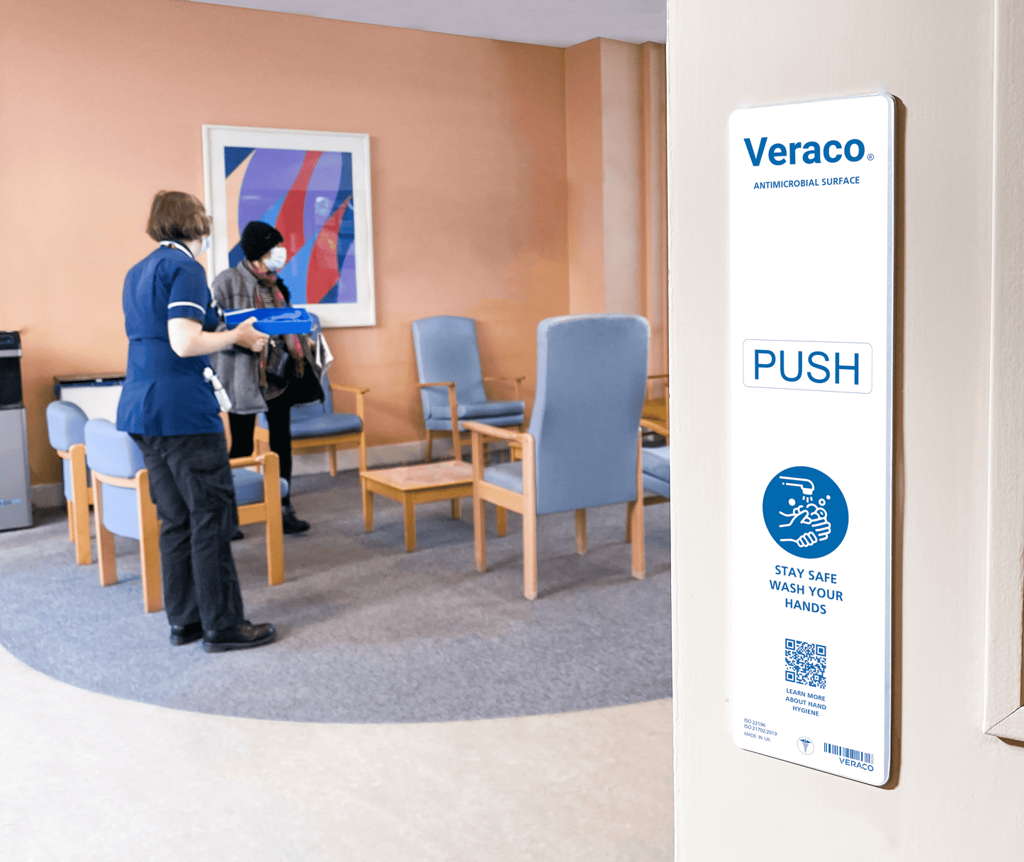 Push Plate Cover - Health (Pack of 10)