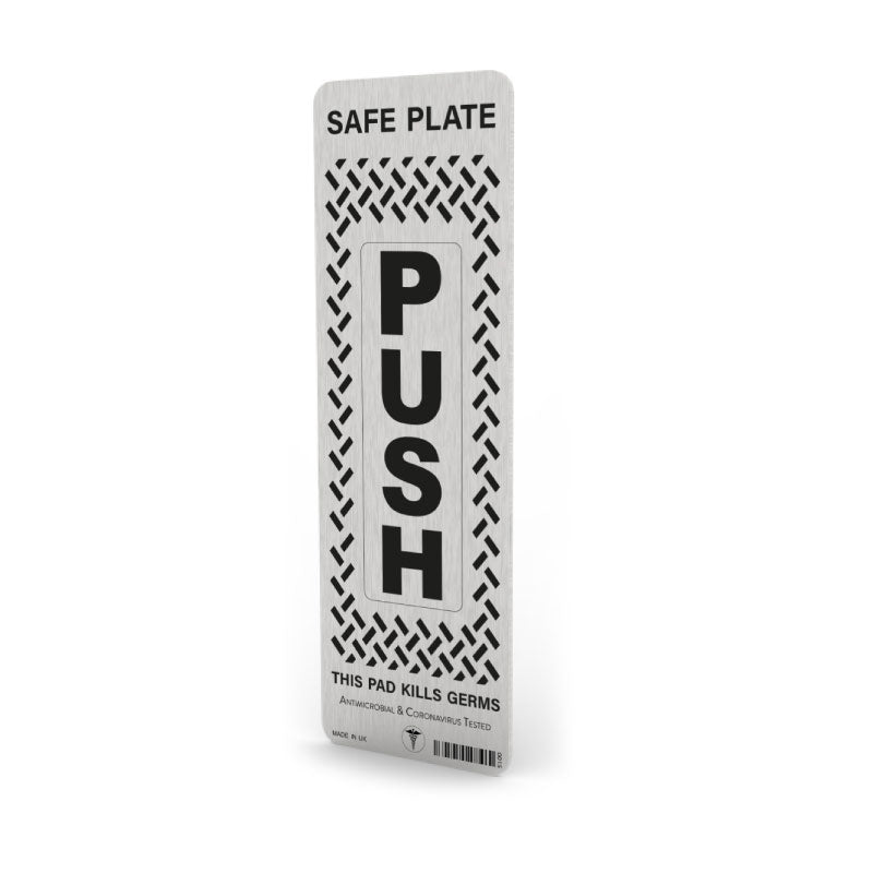 SAFE PLATE™ | Antibacterial Push Plate